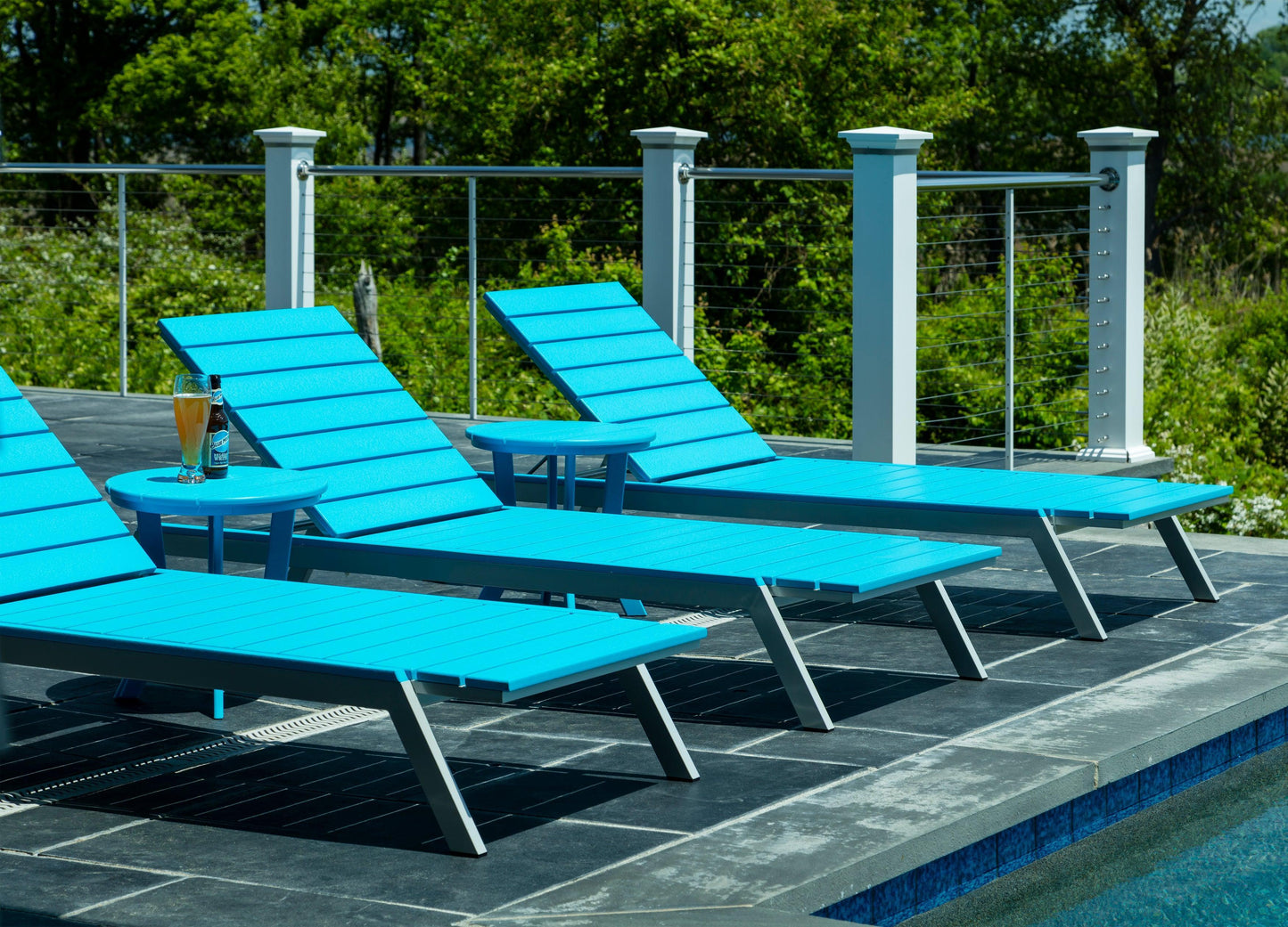 Seaside Casual Recycled Plastic MAD Chaise Slatted- LEAD TIME TO SHIP 2 TO 4 WEEKS