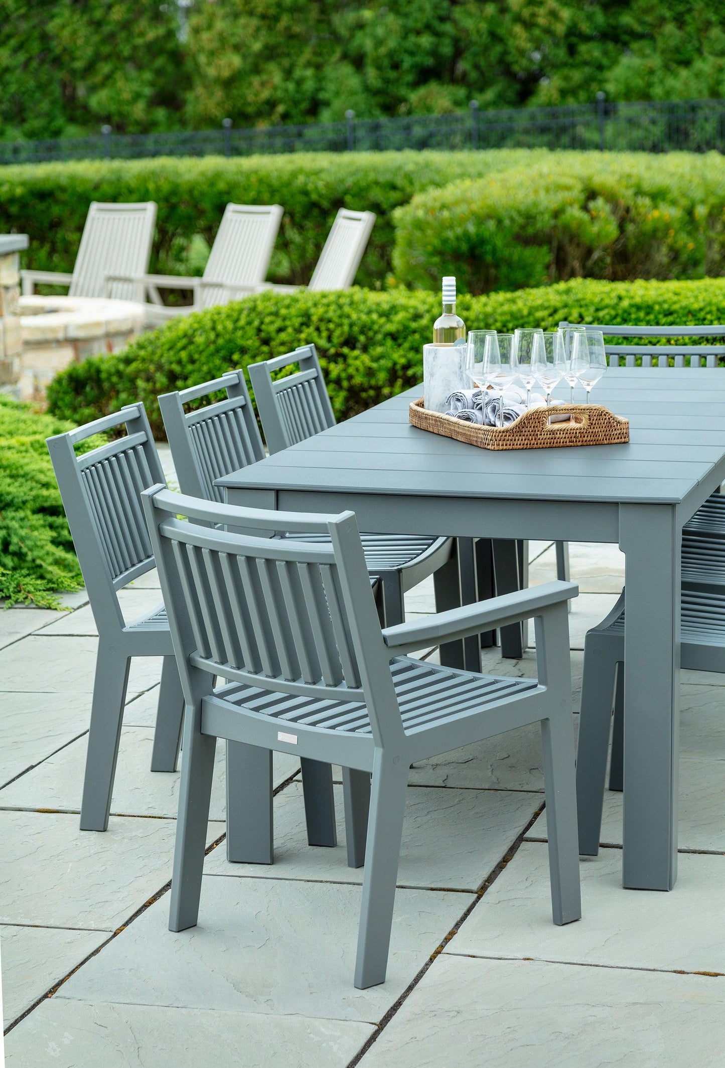 Seaside Casual Recycled Plastic Sur Dining Arm Chair - LEAD TIME TO SHIP 2 TO 4 WEEKS