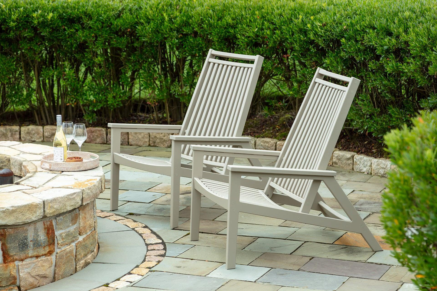 Seaside Casual Recycled Plastic Sur Reclining Lounge Chair - LEAD TIME TO SHIP 2 TO 4 WEEKS