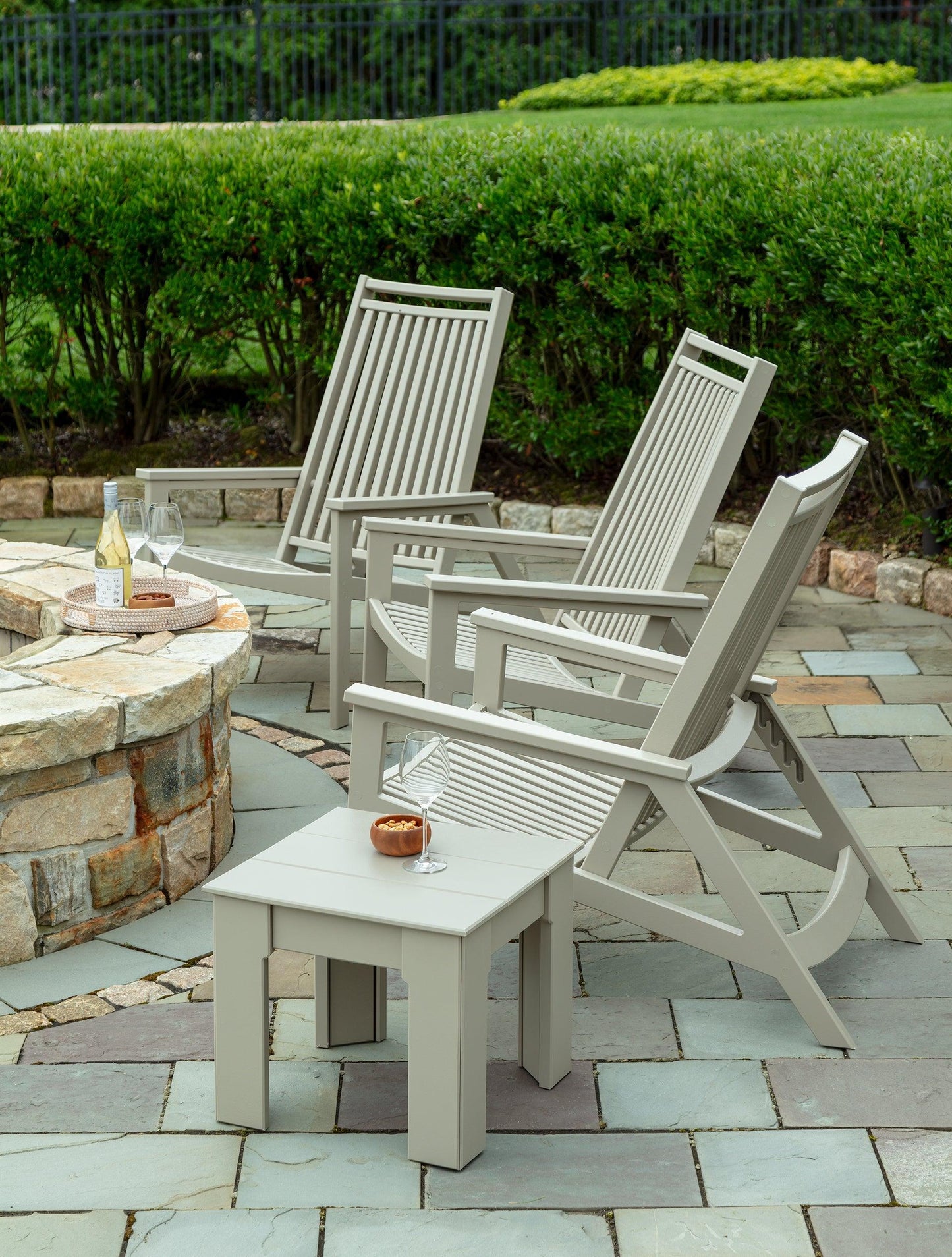 Seaside Casual Recycled Plastic Sur Side Table - LEAD TIME TO SHIP 2 TO 4 WEEKS