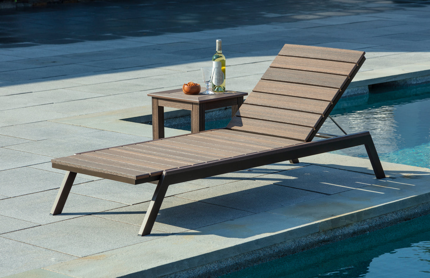 Seaside Casual Recycled Plastic MAD Chaise Slatted- LEAD TIME TO SHIP 2 TO 4 WEEKS