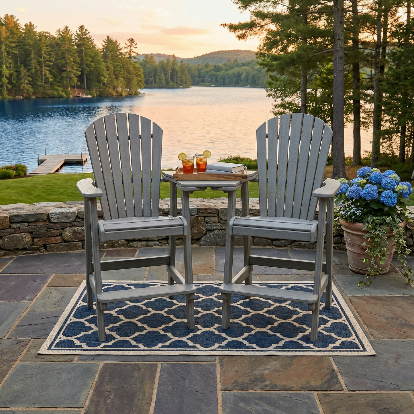 Beaver Dam Outdoor Empress Bar Chair (BAR HEIGHT) - LEAD TIME TO SHIP 8 WEEKS OR LESS