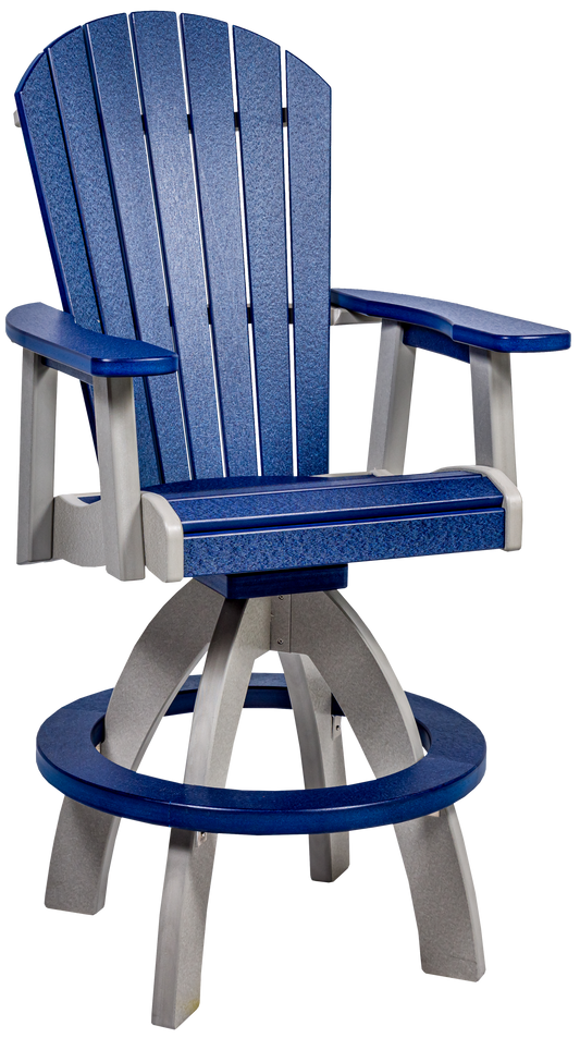 Beaver Dam Outdoor Empress Swivel Bar Chair (BAR HEIGHT) - LEAD TIME TO SHIP 6 WEEKS OR LESS