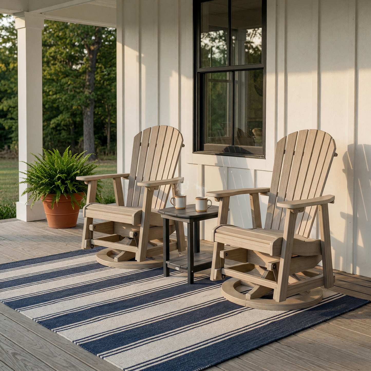 Beaver Dam Outdoor Empress Single Swivel Glider - LEAD TIME TO SHIP 6 WEEKS OR LESS