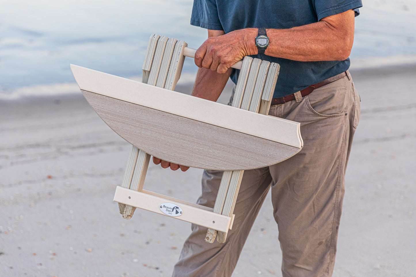 Beaver Dam Outdoor Surf-Aira Folding End Table - LEAD TIME TO SHIP 4 WEEKS OR LESS