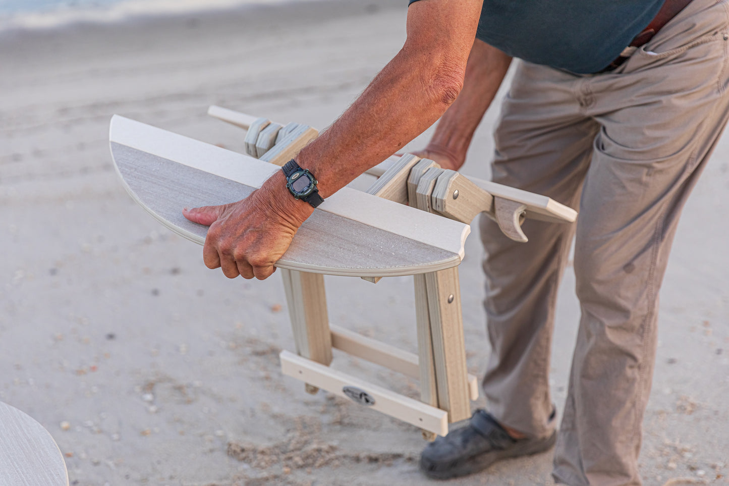 Beaver Dam Outdoor Surf-Aira Folding End Table - LEAD TIME TO SHIP 4 WEEKS OR LESS