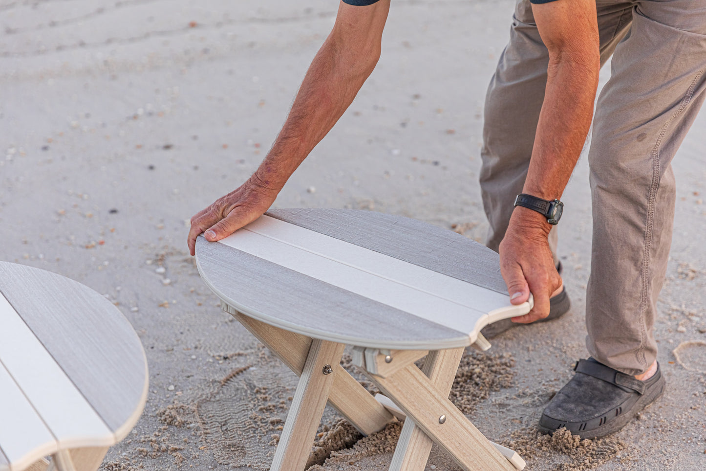 Beaver Dam Outdoor Surf-Aira Folding End Table - LEAD TIME TO SHIP 4 WEEKS OR LESS