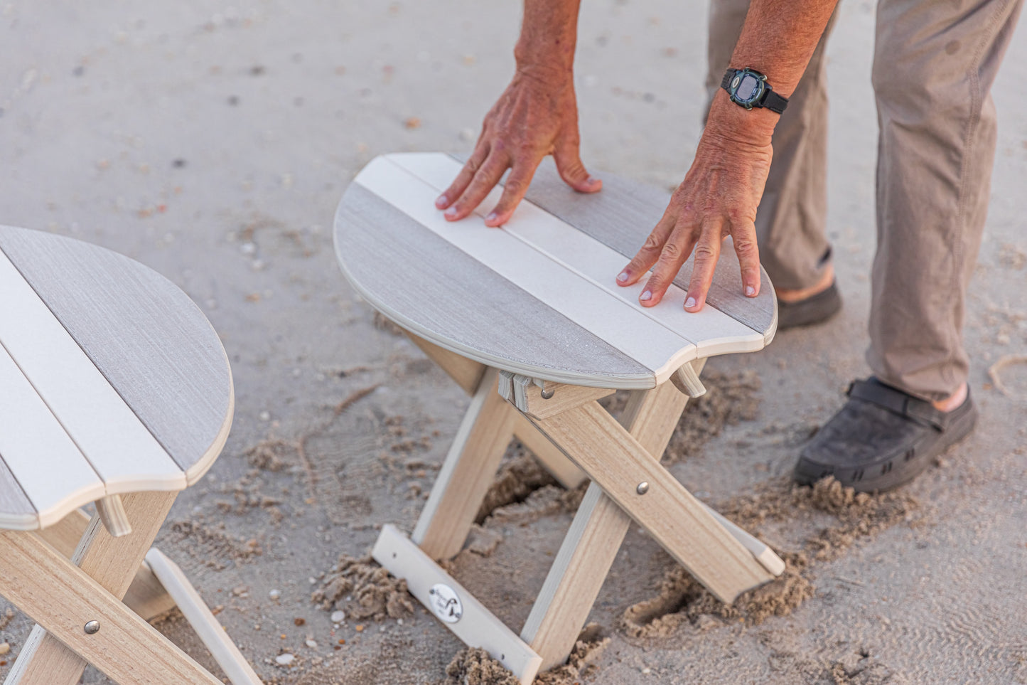 Beaver Dam Outdoor Surf-Aira Folding End Table - LEAD TIME TO SHIP 4 WEEKS OR LESS