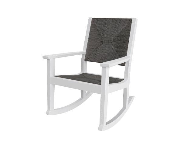 Seaside Casual Recycled Plastic Greenwich Rocker (WOVEN) - LEAD TIME TO SHIP 2 TO 4 WEEKS Regular price