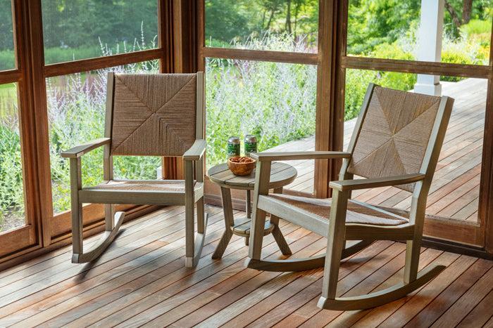 Seaside Casual Recycled Plastic Greenwich Rocker (WOVEN) - LEAD TIME TO SHIP 2 TO 4 WEEKS Regular price