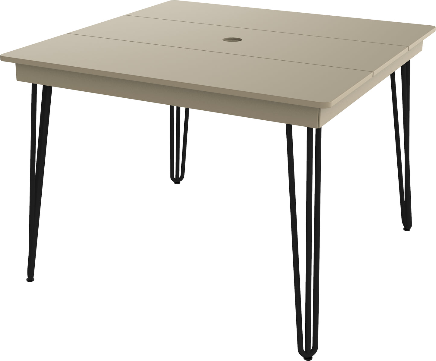 Seaside Casual Recycled Plastic HIP Square Dining Table - LEAD TIME TO SHIP 2 TO 4 WEEKS