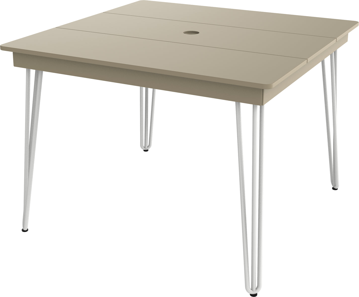 Seaside Casual Recycled Plastic HIP Square Dining Table - LEAD TIME TO SHIP 2 TO 4 WEEKS