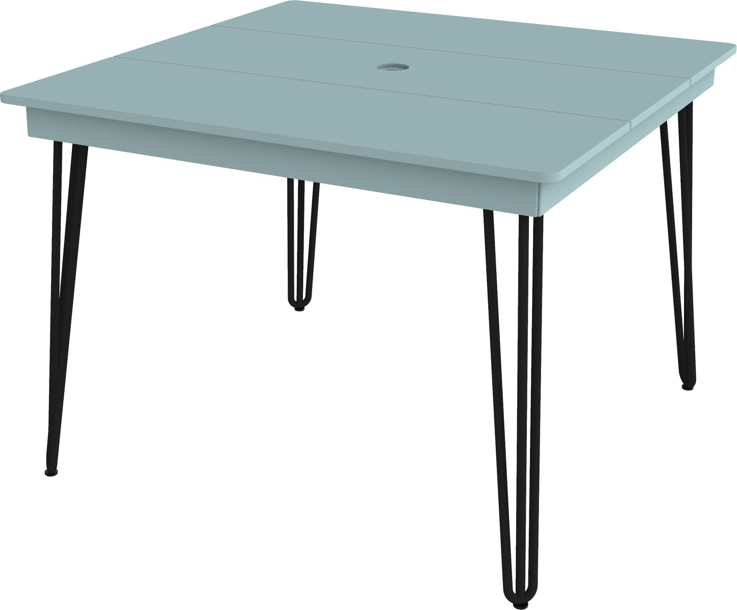 Seaside Casual Recycled Plastic HIP Square Dining Table - LEAD TIME TO SHIP 2 TO 4 WEEKS
