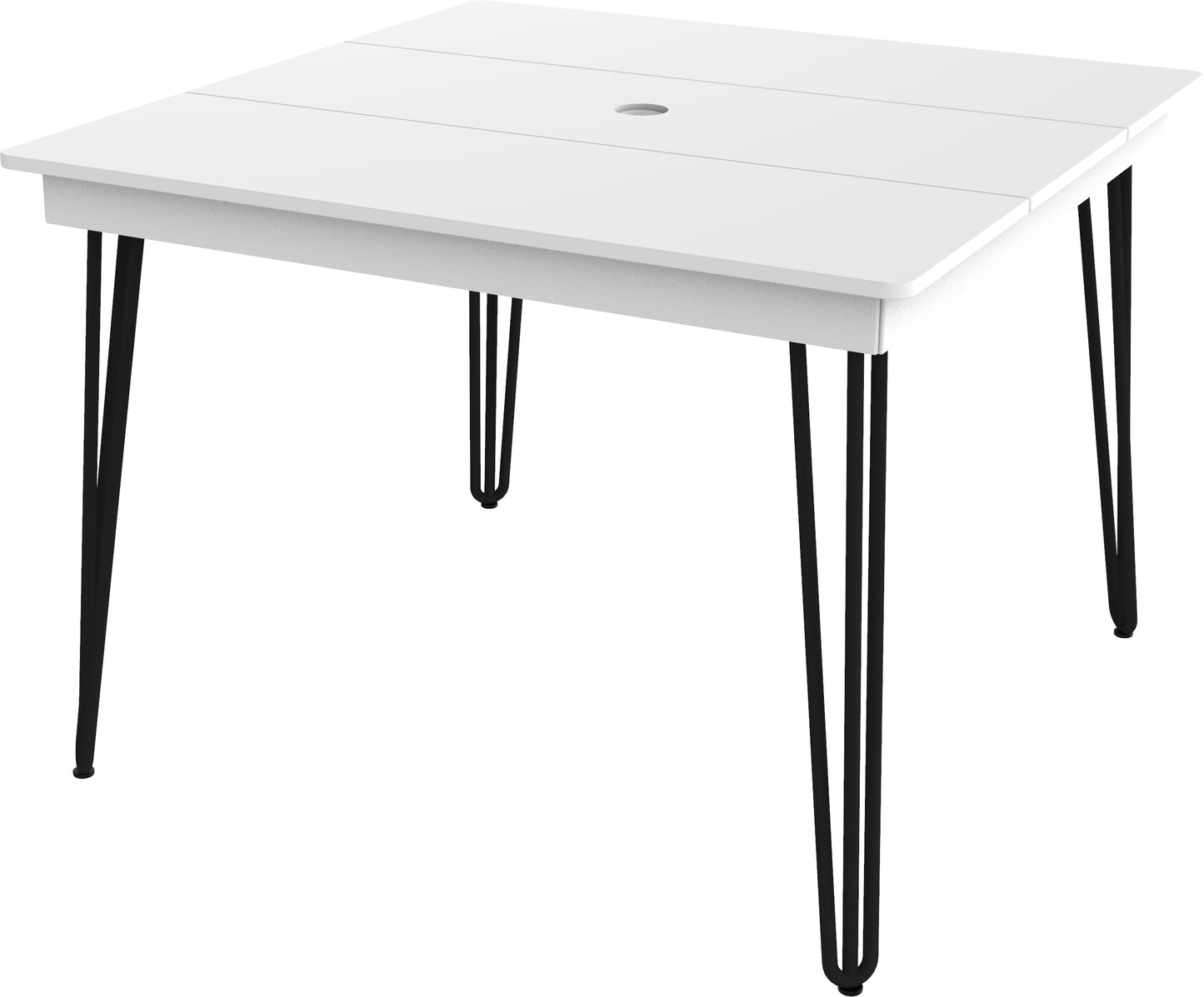 Seaside Casual Recycled Plastic HIP Square Dining Table - LEAD TIME TO SHIP 2 TO 4 WEEKS