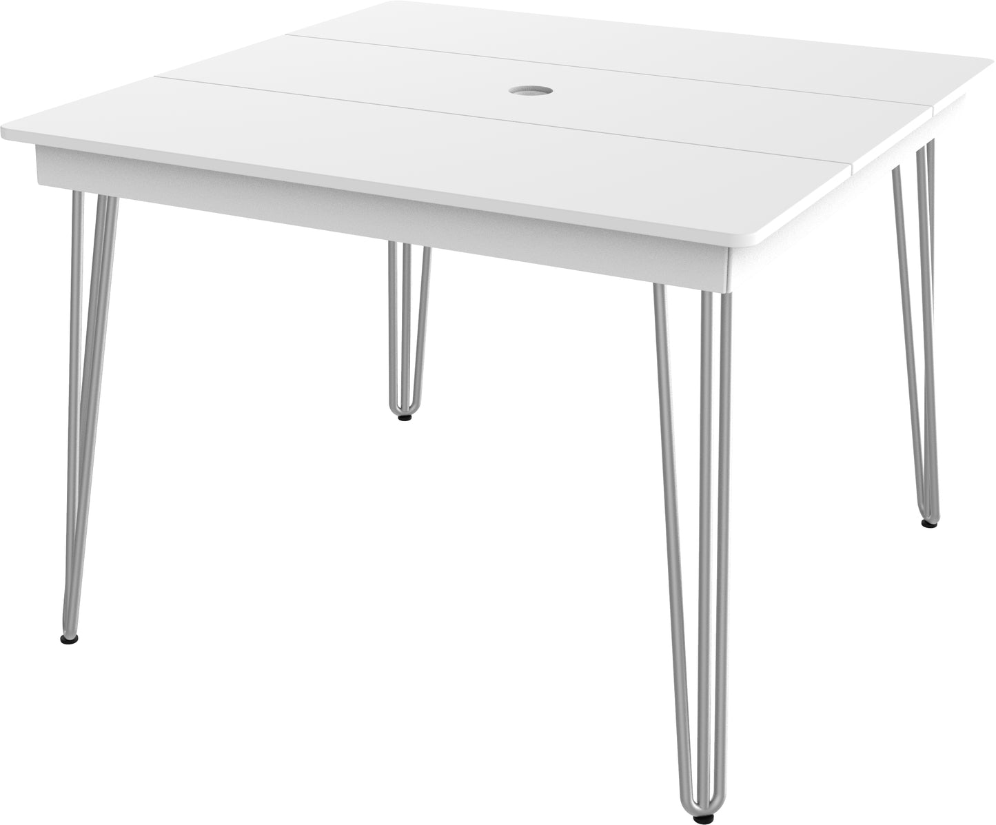 Seaside Casual Recycled Plastic HIP Square Dining Table - LEAD TIME TO SHIP 2 TO 4 WEEKS