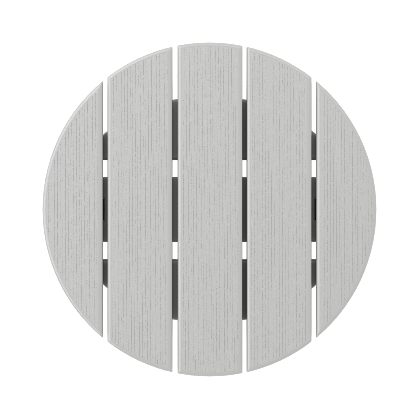 Sopoly 18" Recycled Plastic Classic Round Side Table - LEAD TIME TO SHIP 5 BUSINESS DAYS OR LESS