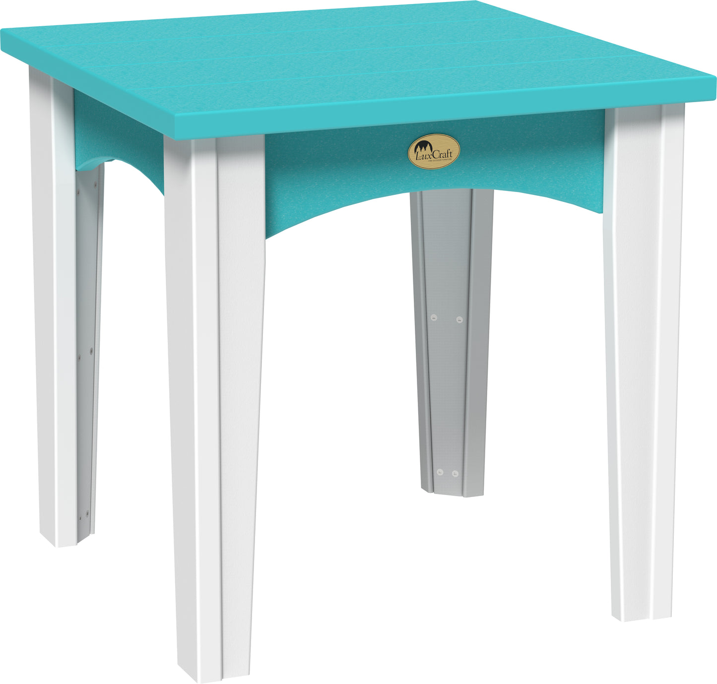 LuxCraft Recycled Plastic Island End Table - LEAD TIME TO SHIP 3 TO 4 WEEKS