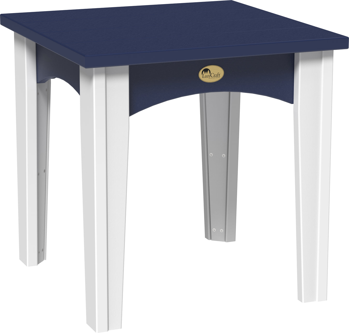 LuxCraft Recycled Plastic Island End Table - LEAD TIME TO SHIP 3 TO 4 WEEKS