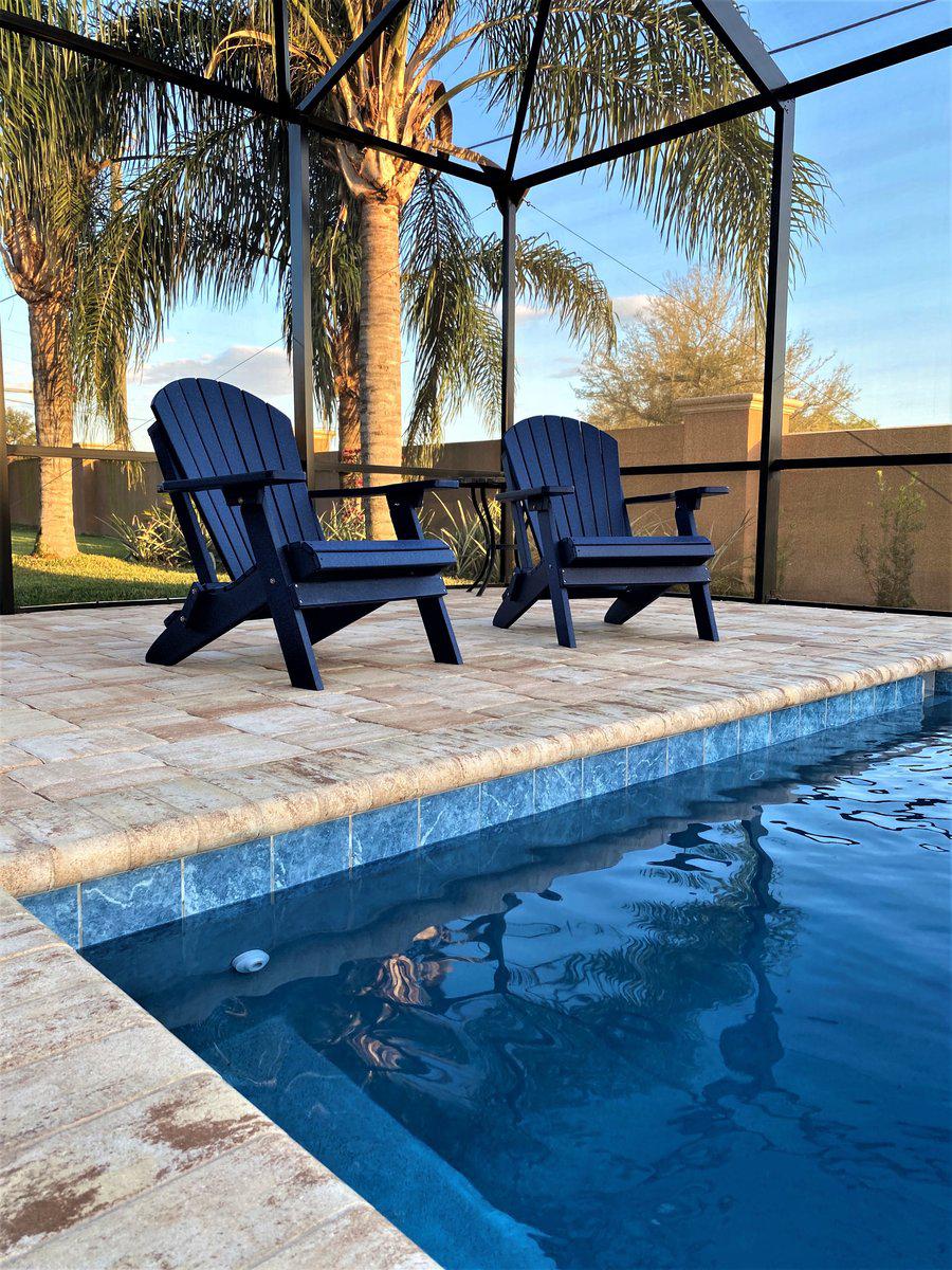 Patio Surplus® Recycled Plastic King Size Folding Adirondack Chair (LIFETIME WARRANTY) - LEAD TIME TO SHIP 2 TO 3 BUSINESS DAYS
