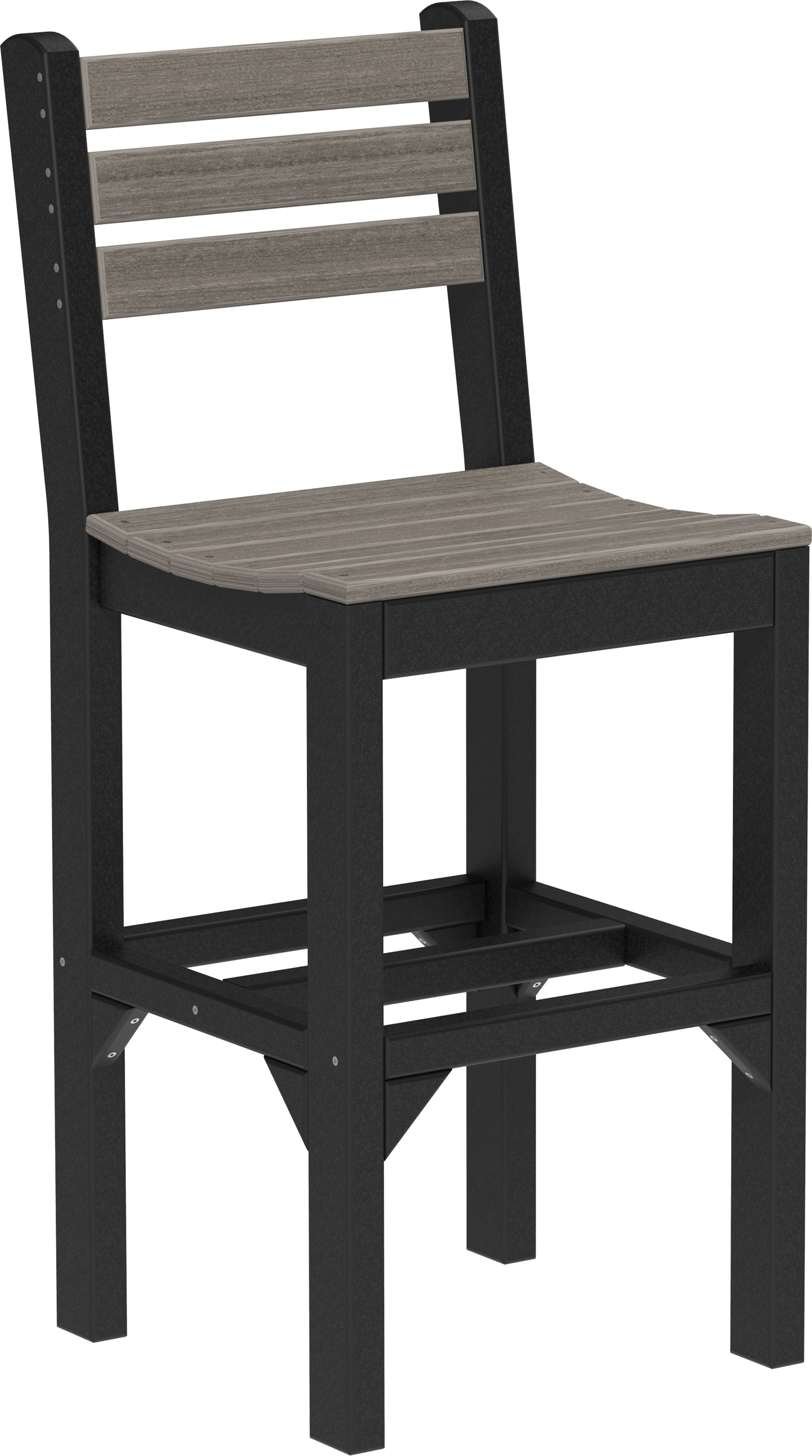 LuxCraft Recycled Plastic Island Side Chair (BAR HEIGHT)  - LEAD TIME TO SHIP 3 TO 4 WEEKS