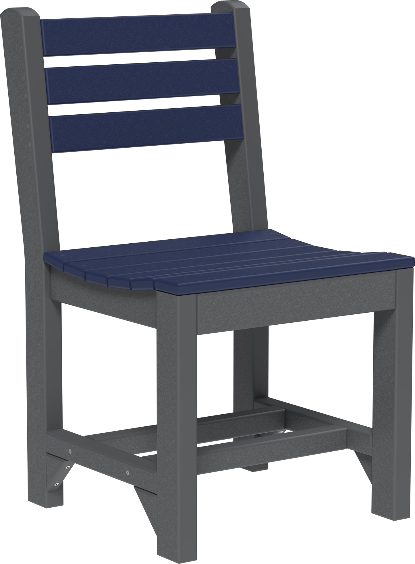 LuxCraft Recycled Plastic Island Side Chair (DINING HEIGHT) - LEAD TIME TO SHIP 3 TO 4 WEEKS