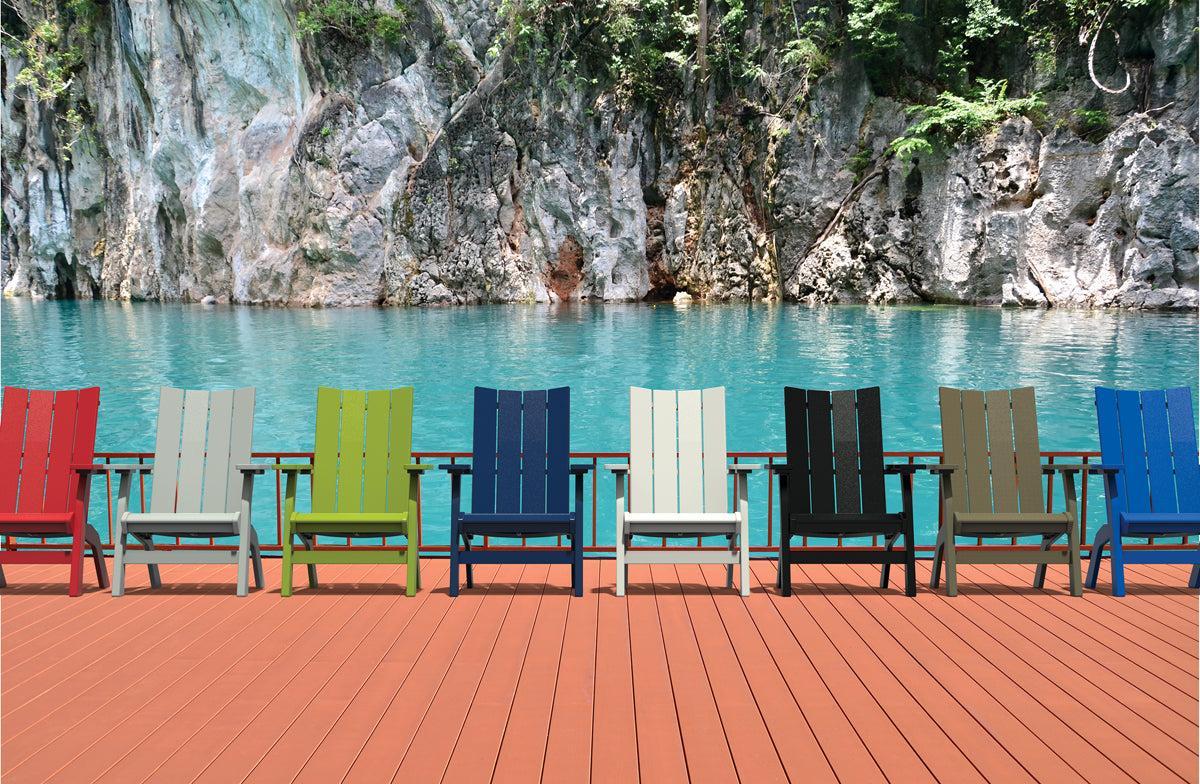 Beaver Dam Outdoor Island Raised Adirondack Chair - LEAD TIME TO SHIP 8 WEEKS OR LESS
