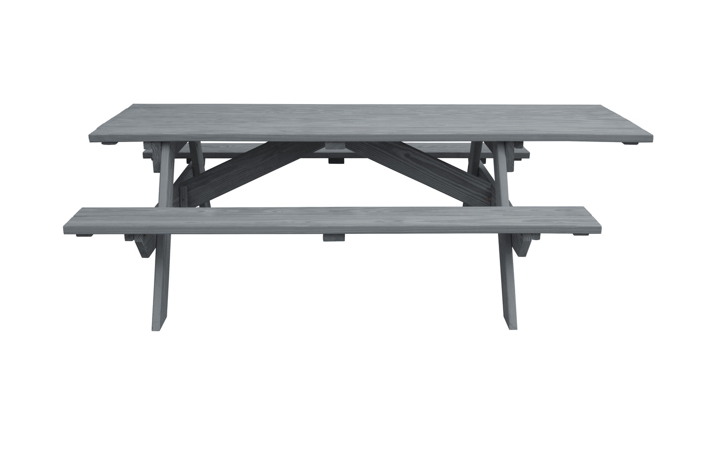 A&L Furniture Co. Heavy Duty ADA Compliant Commercial Pressure Treated Pine Park Picnic Table  - LEAD TIME TO SHIP 10 BUSINESS DAYS