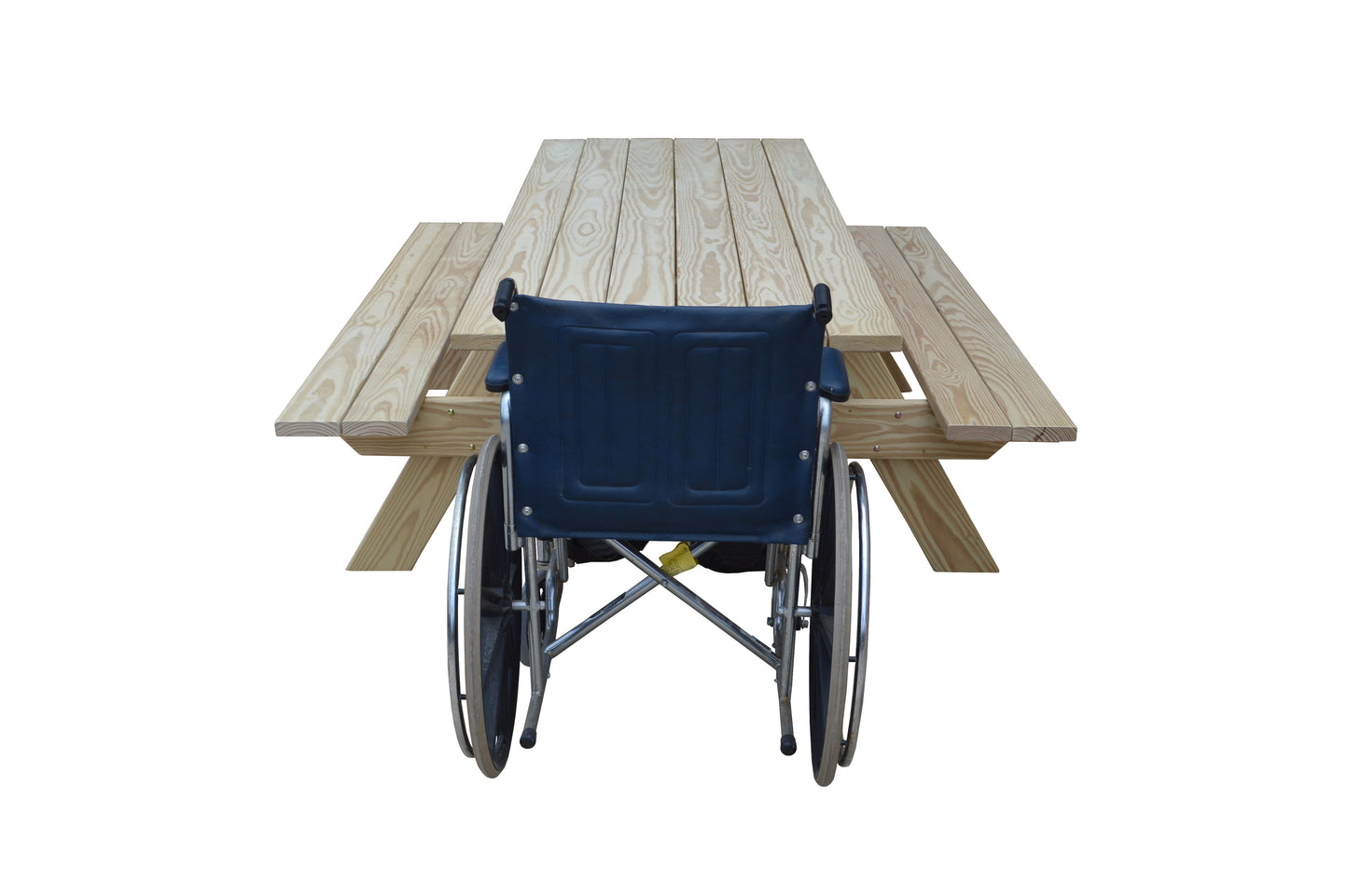 A&L Furniture Co. Heavy Duty ADA Compliant Commercial Pressure Treated Pine Park Picnic Table  - LEAD TIME TO SHIP 10 BUSINESS DAYS