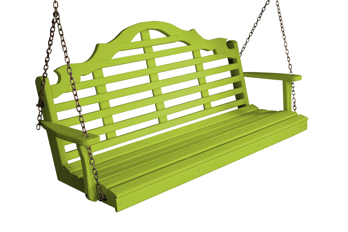 A&L Furniture Marlboro Yellow Pine 4ft Porch Swing - LEAD TIME TO SHIP 10 BUSINESS DAYS