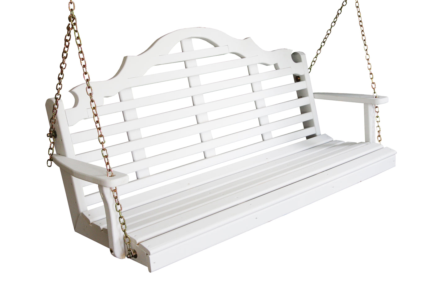 A&L Furniture Marlboro Yellow Pine 4ft Porch Swing - LEAD TIME TO SHIP 10 BUSINESS DAYS