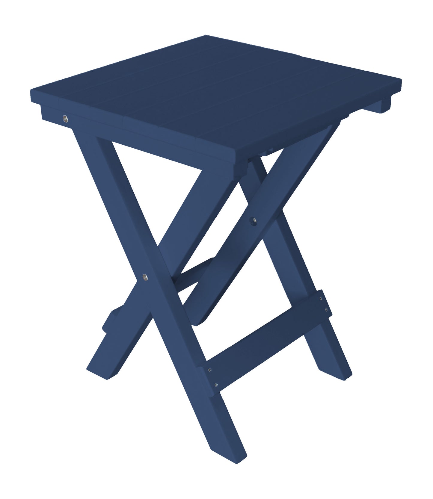 Bryton Park Poly Furniture Recycled Plastic Square Folding Bistro Table - LEAD TIME TO SHIP 10 BUSINESS DAYS