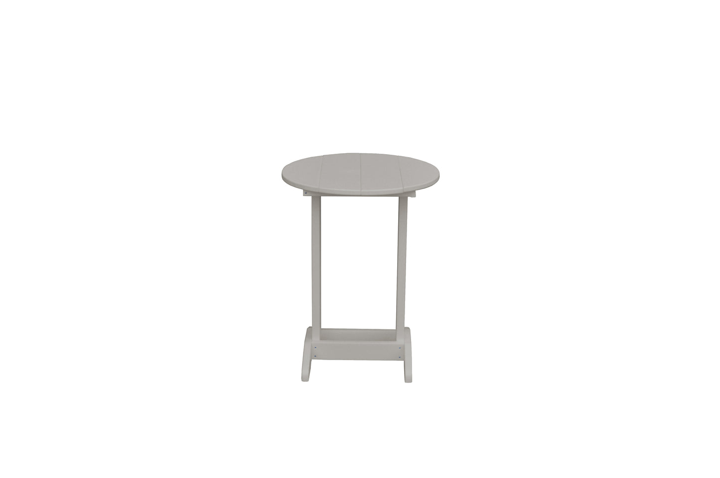 Bryton Park Poly Furniture Recycled Plastic Round Balcony Side Table (PAIRS W/ COUNTER HEIGHT FURNITURE) - LEAD TIME TO SHIP 10 BUSINESS DAYS