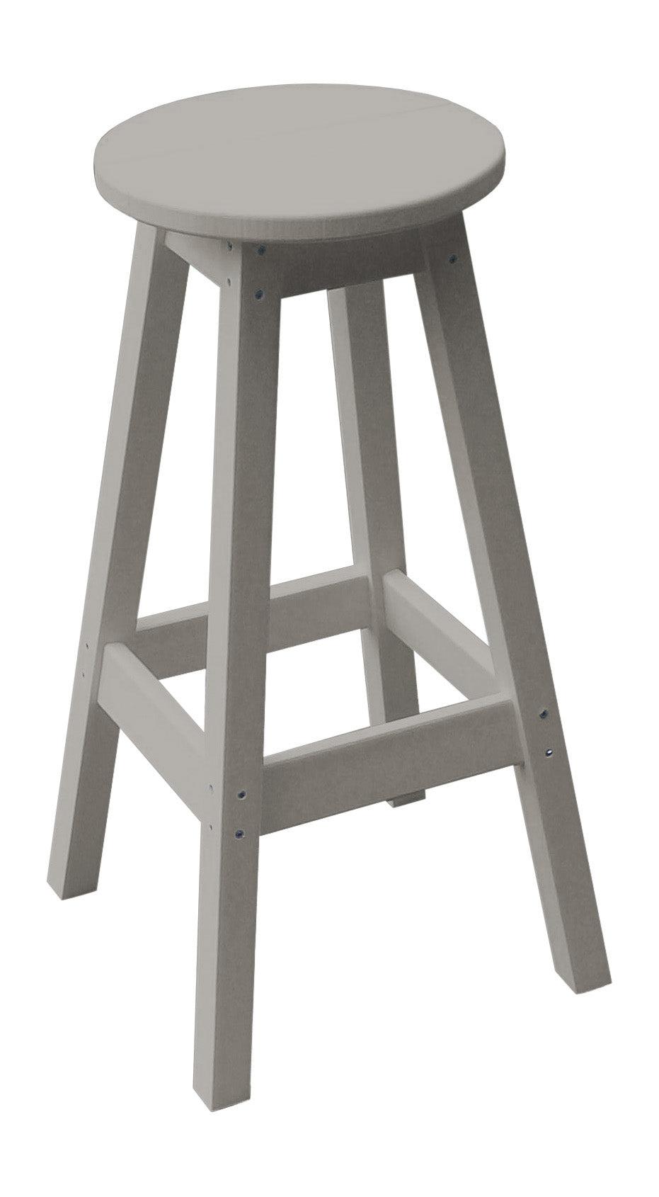 Bryton Park Poly Furniture Recycled Plastic Bar Stool (BAR HEIGHT) - LEAD TIME TO SHIP 10 BUSINESS DAYS