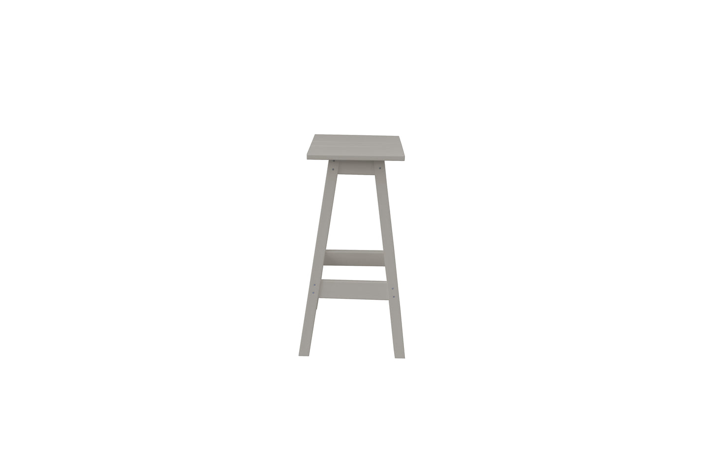 Bryton Park Poly Furniture Recycled Plastic Square Bar Stool - LEAD TIME TO SHIP 10 BUSINESS DAYS