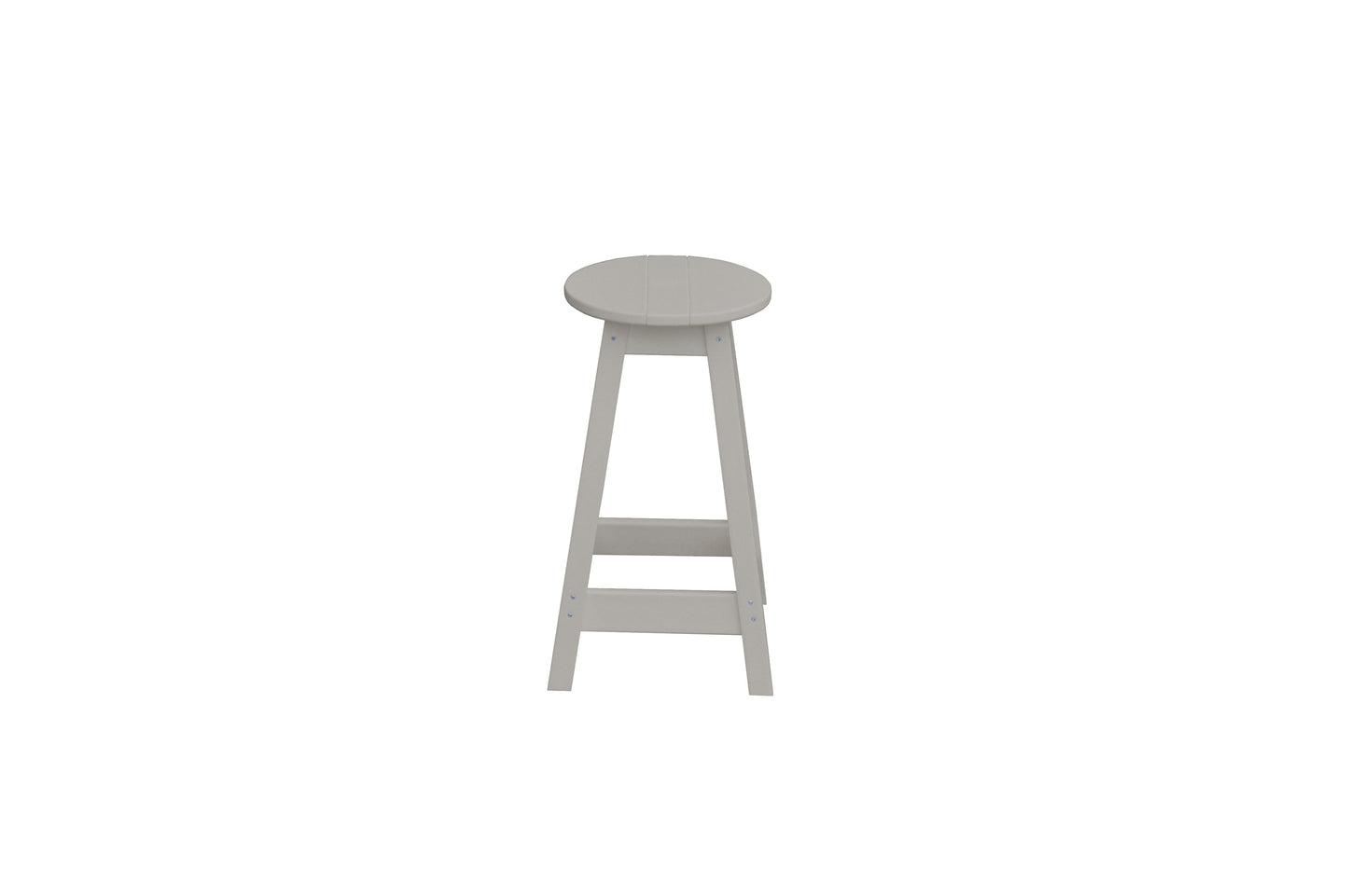 Bryton Park Poly Furniture Recycled Plastic Round Stool (Counter Height) - LEAD TIME TO SHIP 10 BUSINESS DAYS