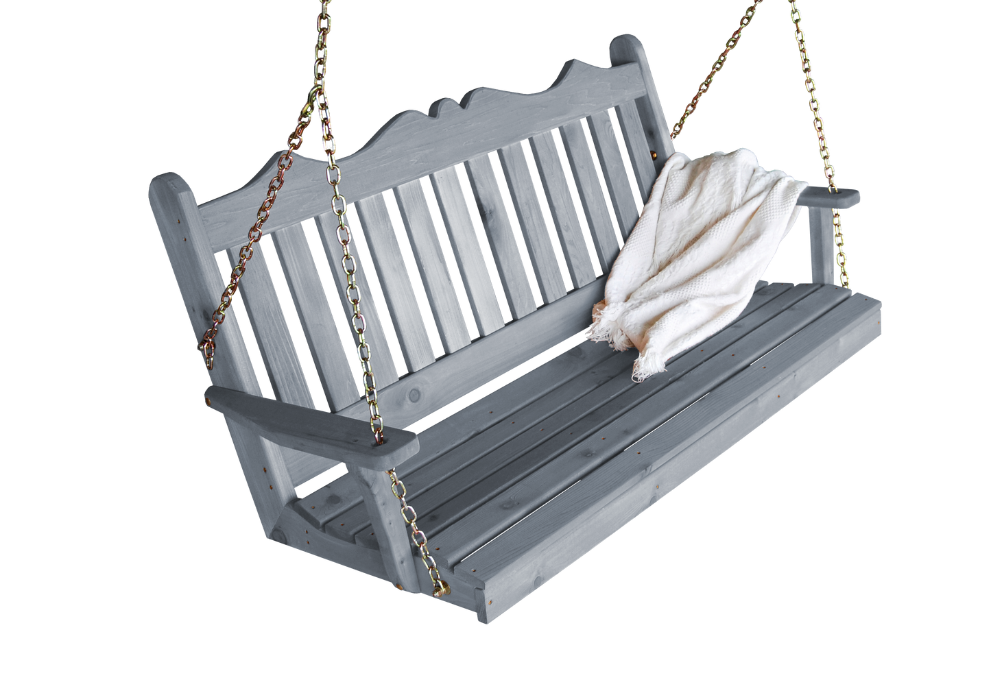 Regallion Outdoor Western Red Cedar 4' Royal English Garden Swing - LEAD TIME TO SHIP 2 WEEKS