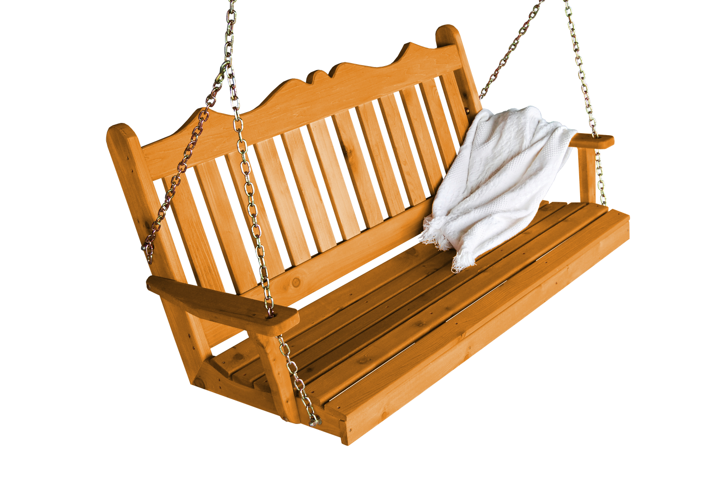 A&L FURNITURE CO. Western Red Cedar 6' Royal English Garden Swing - LEAD TIME TO SHIP 2 WEEKS
