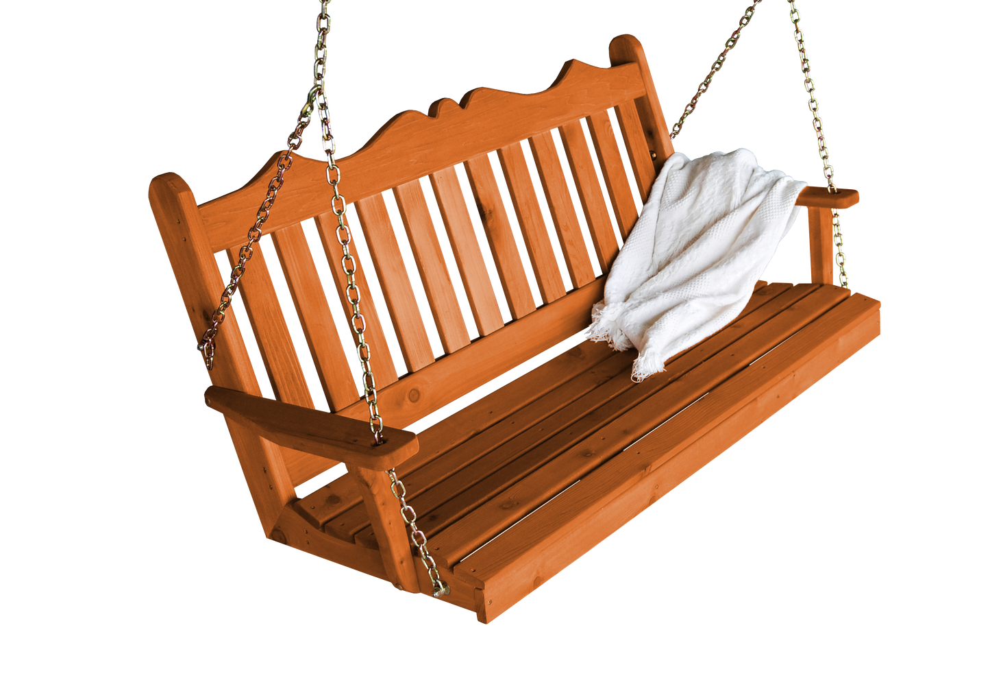 A&L FURNITURE CO. Western Red Cedar 6' Royal English Garden Swing - LEAD TIME TO SHIP 2 WEEKS