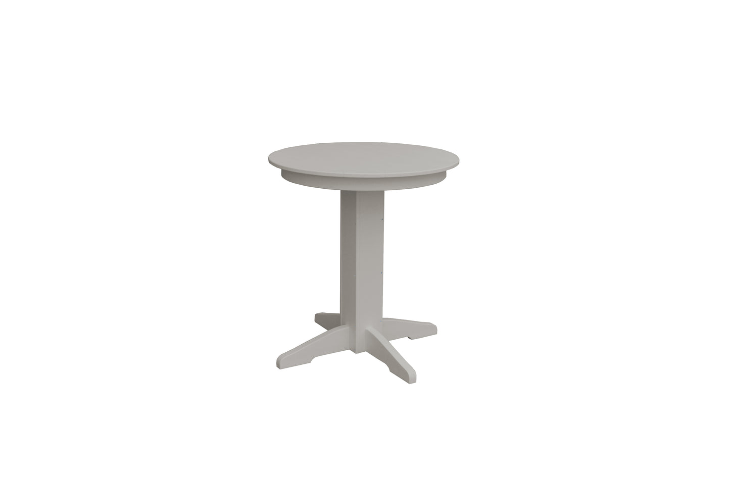 Bryton Park Poly Furniture Recycled Plastic 33" Round Balcony Table (COUNTER HEIGHT) - LEAD TIME TO SHIP 10 BUSINESS DAYS