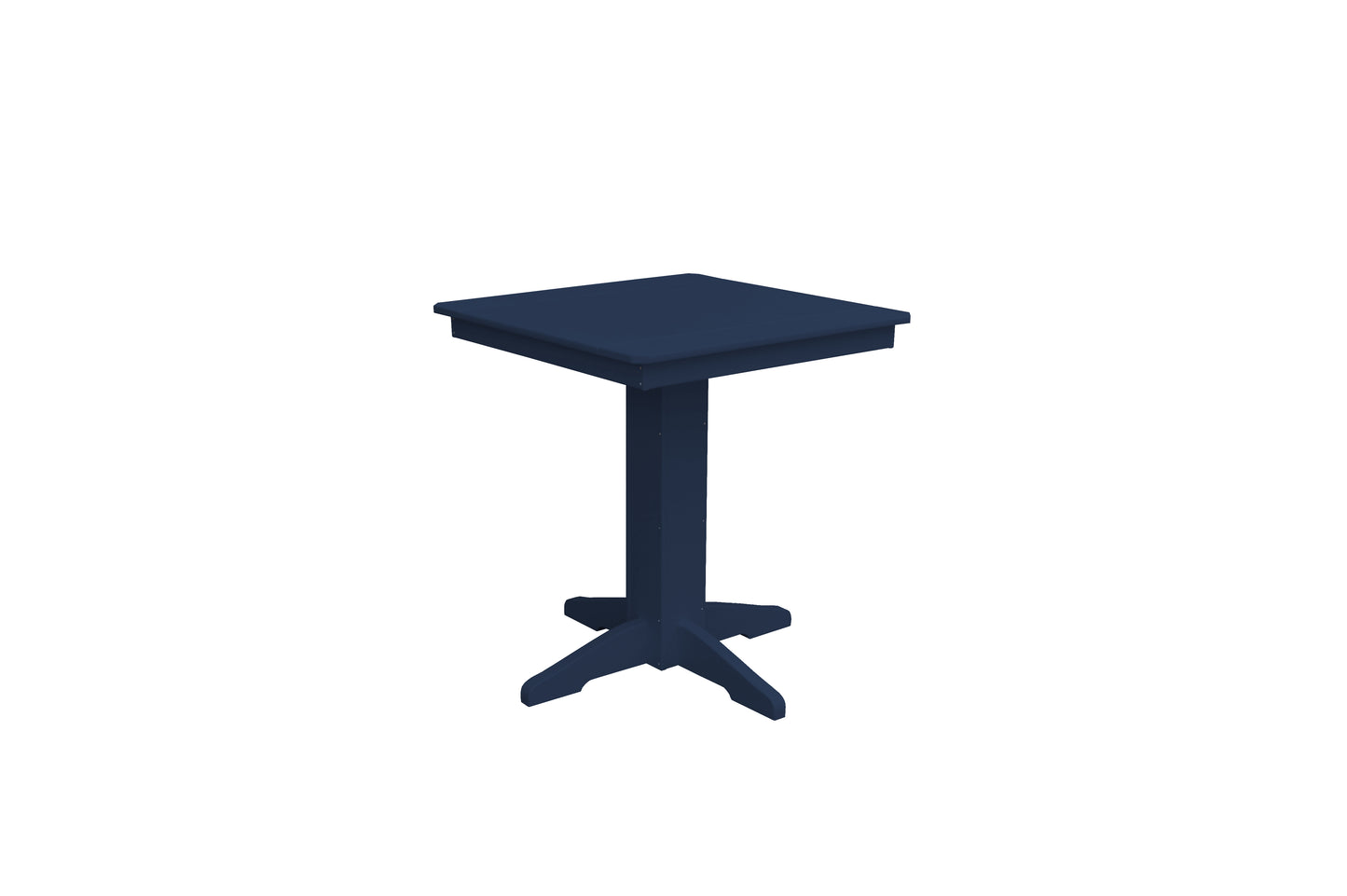 Bryton Park Poly Furniture Recycled Plastic 33" Square Balcony Table (COUNTER HEIGHT)  - LEAD TIME TO SHIP 10 BUSINESS DAYS