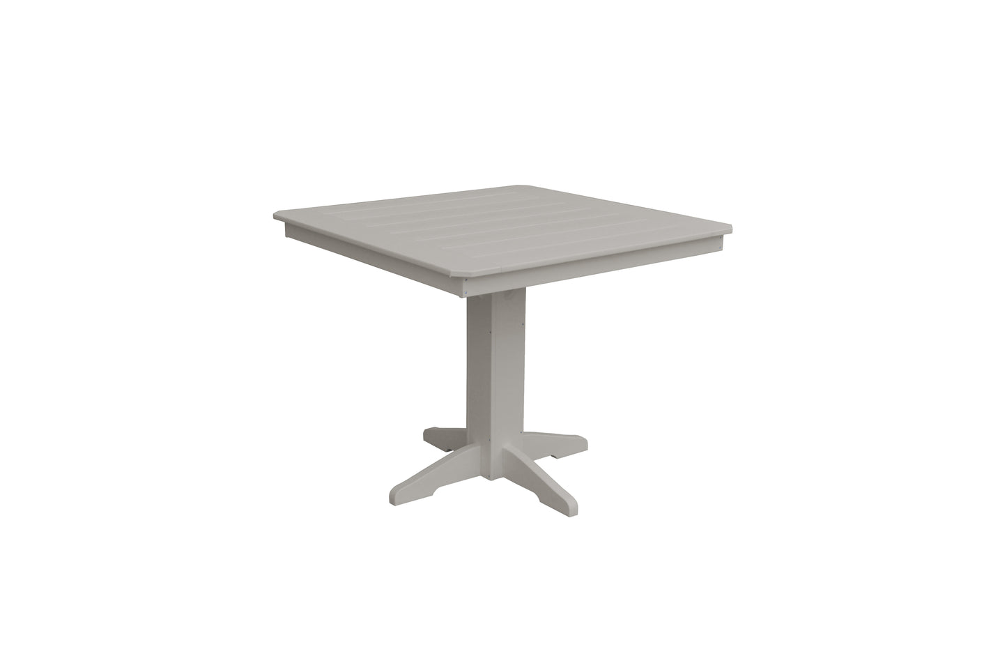 Bryton Park Poly Furniture Recycled Plastic 44" Square Table (Counter Height) - LEAD TIME TO SHIP 10 BUSINESS DAYS