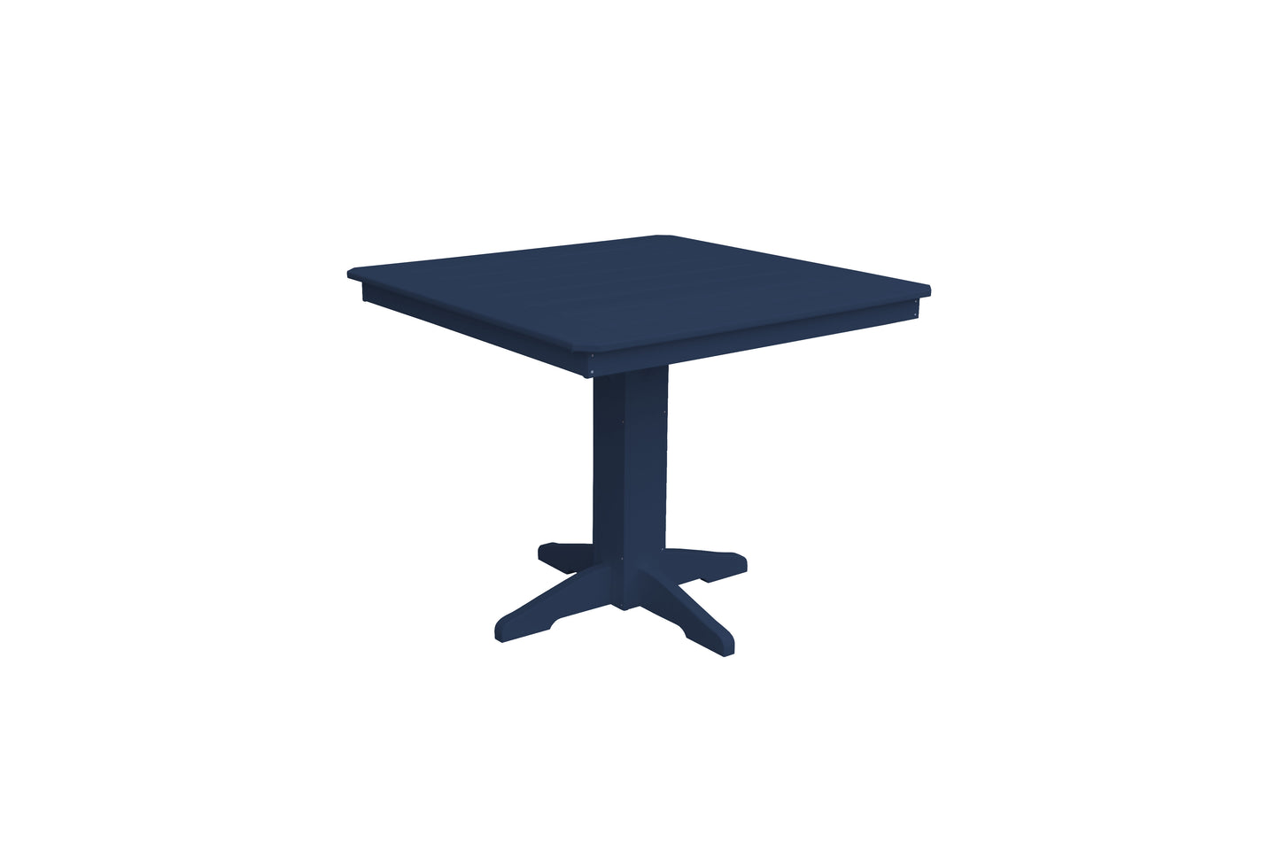 Bryton Park Poly Furniture Recycled Plastic 44" Square Table (Counter Height) - LEAD TIME TO SHIP 10 BUSINESS DAYS