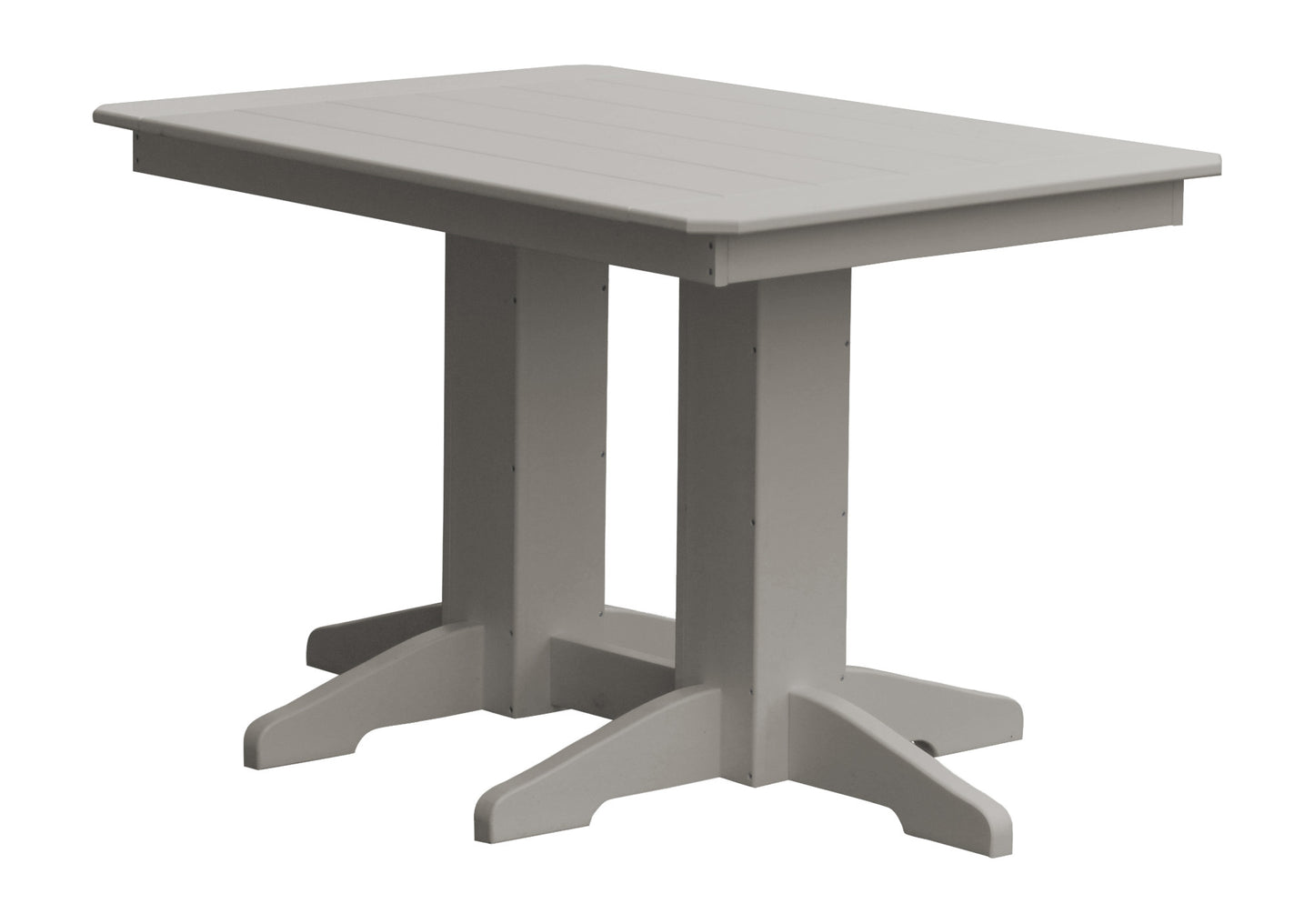 Bryton Park Poly Furniture Recycled Plastic 4' Dining Table - LEAD TIME TO SHIP 10 BUSINESS DAYS