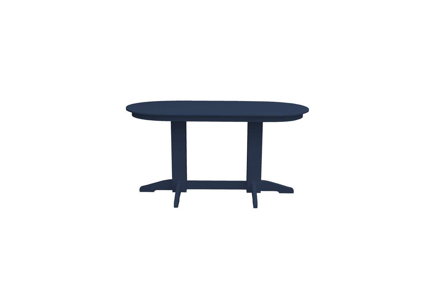 Bryton Park Poly Furniture Recycled Plastic 6' Oval Table (Counter Height) - LEAD TIME TO SHIP 10 BUSINESS DAYS