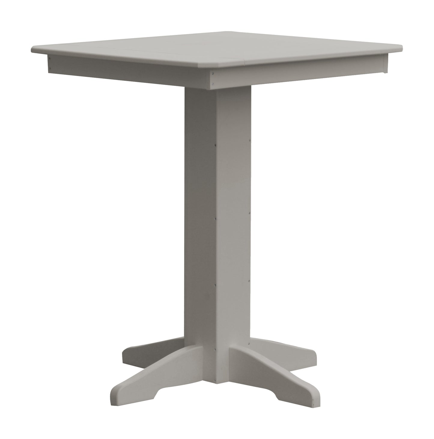 Bryton Park Poly Furniture Recycled Plastic 33" Square Bar Table (BAR HEIGHT) - LEAD TIME TO SHIP 10 BUSINESS DAYS