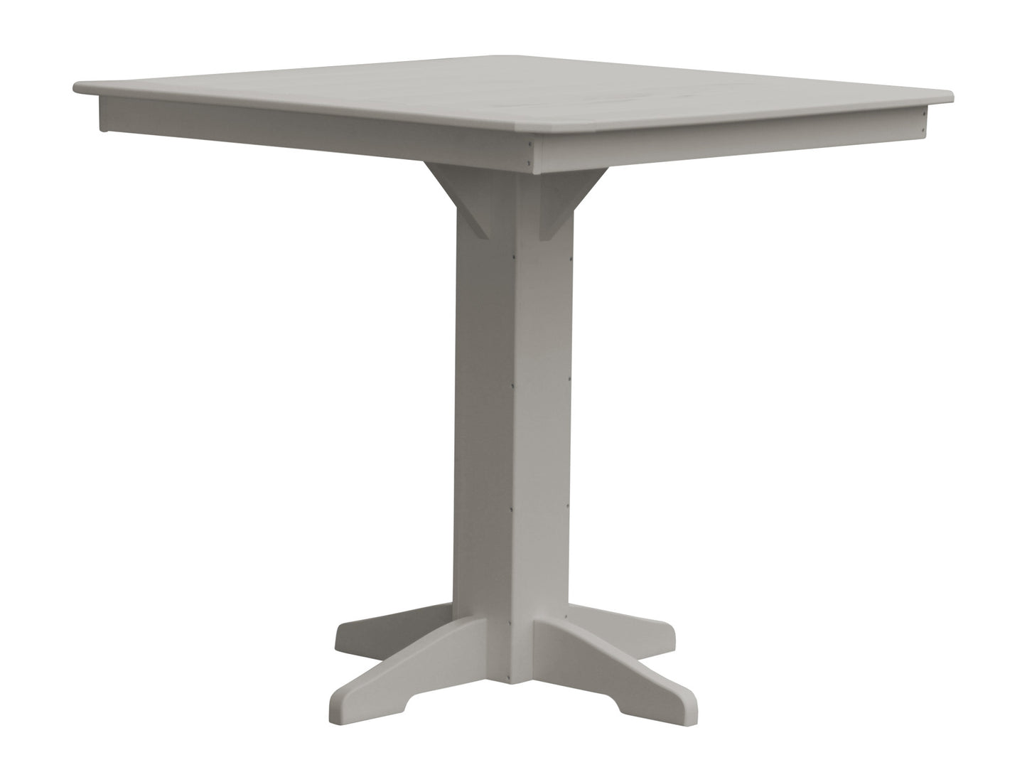 Bryton Park Poly Furniture Recycled Plastic 44" Square Bar Table (BAR HEIGHT) - LEAD TIME TO SHIP 10 BUSINESS DAYS