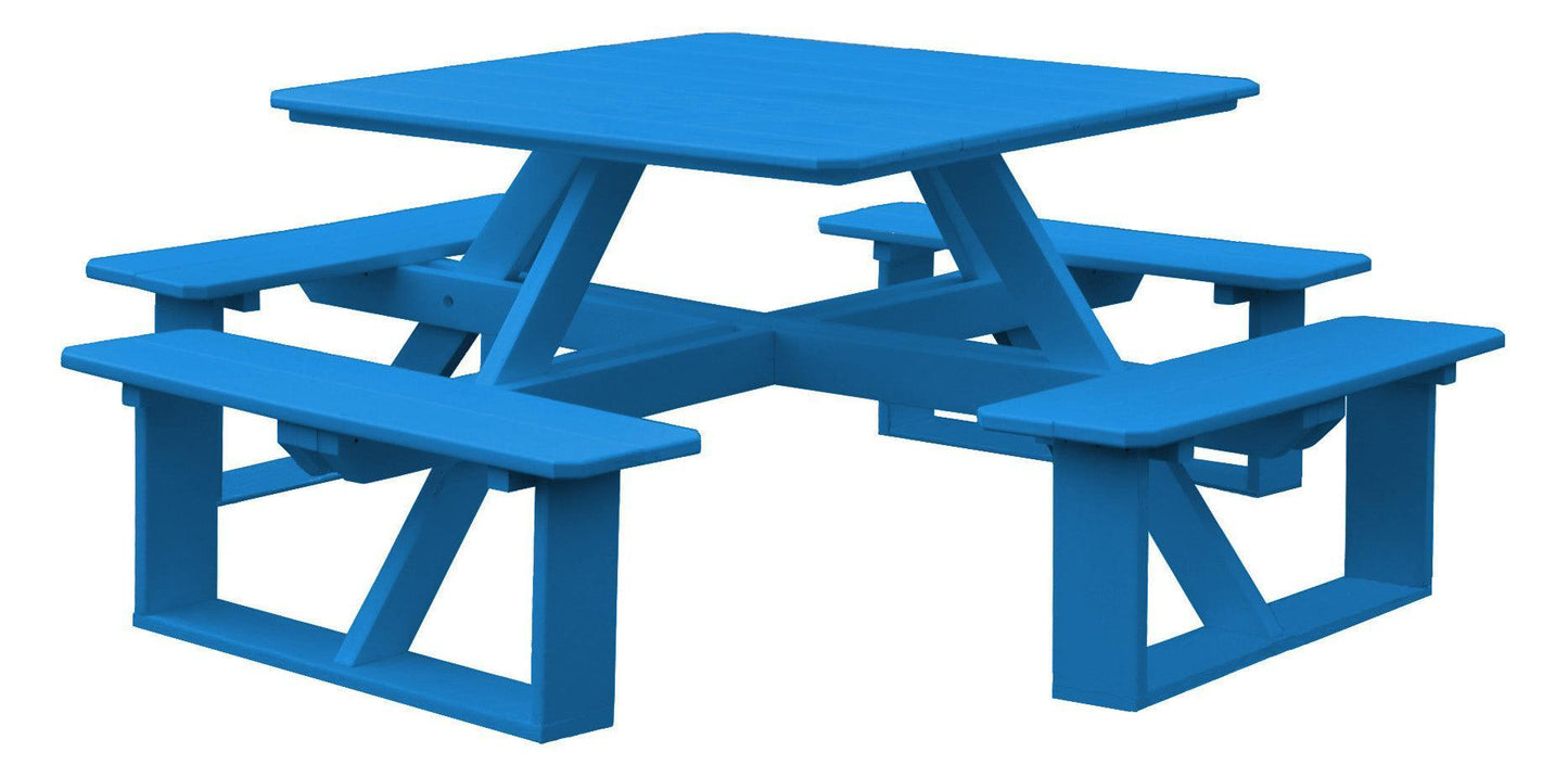 Bryton Park Poly Furniture Poly 44" Square Walk-In Table - LEAD TIME TO SHIP 3 WEEKS OR LESS