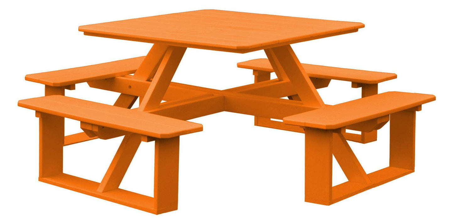 Bryton Park Poly Furniture Poly 44" Square Walk-In Table - LEAD TIME TO SHIP 3 WEEKS OR LESS