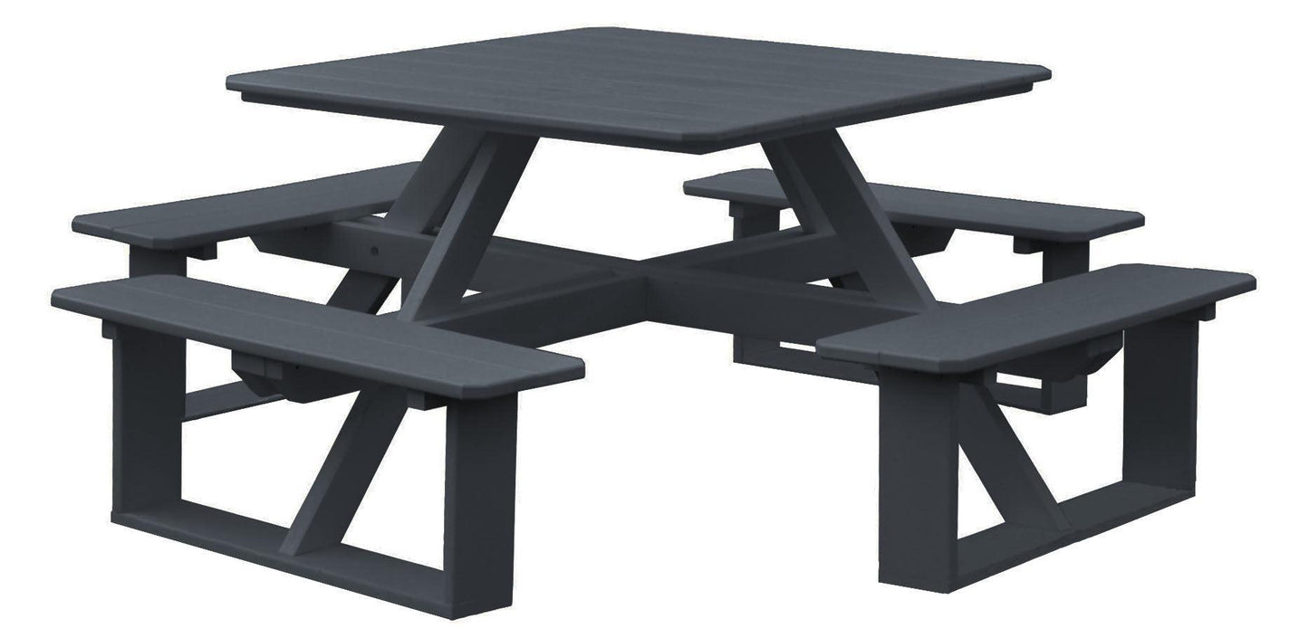 Bryton Park Poly Furniture Poly 44" Square Walk-In Table - LEAD TIME TO SHIP 3 WEEKS OR LESS