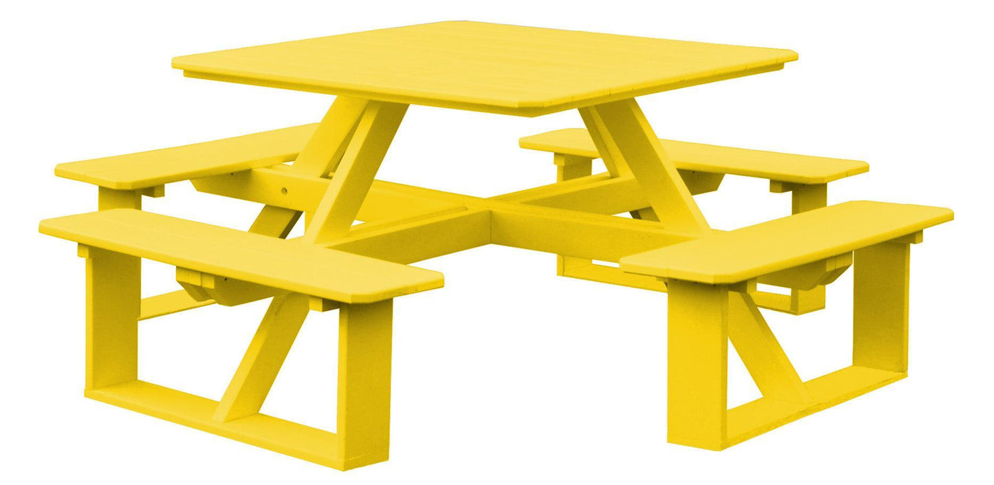 Bryton Park Poly Furniture Poly 44" Square Walk-In Table - LEAD TIME TO SHIP 3 WEEKS OR LESS